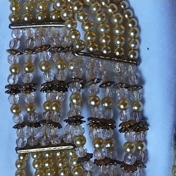 Vintage pearl and choker and matching bbracey - Picture 4 of 4